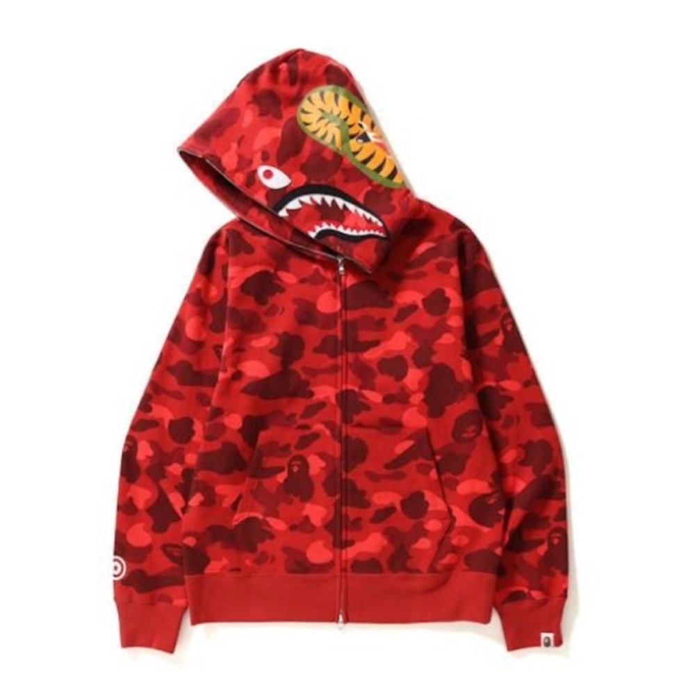 BAPE Color Camo Shark Full Zip Hoodie XXL